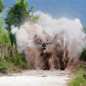 uso del drone en el cine