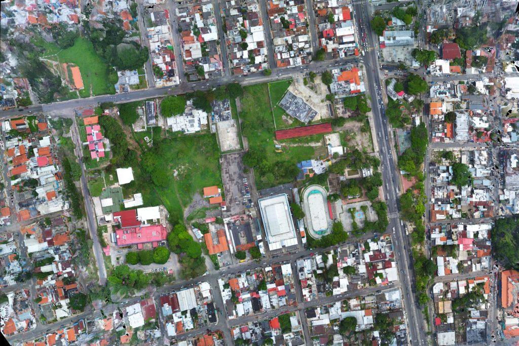 Inspection with drone in the Bolivar Avenue
